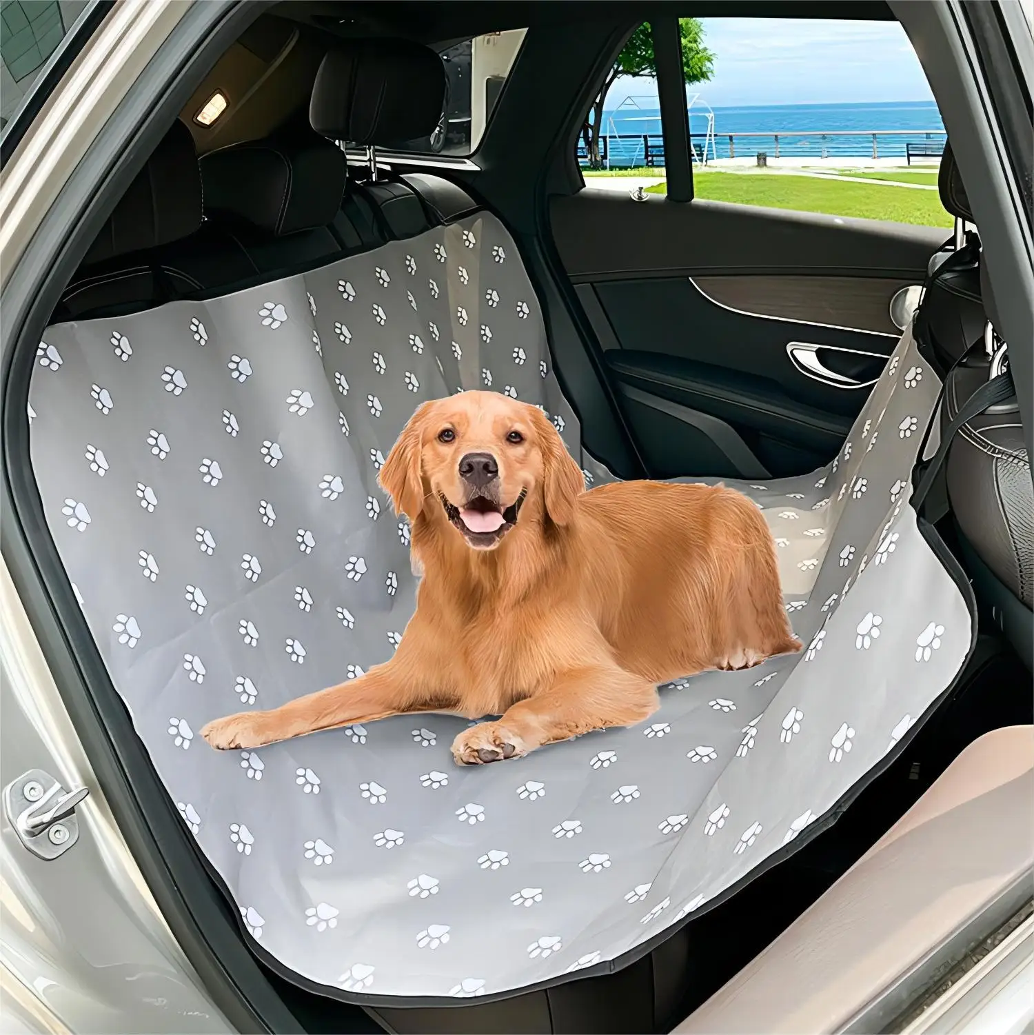 Pet Rear Seat Car Seat Cushion Trunk Integrated Waterproof One Layer Anti Urine Anti Dirt Scratch Easy Clean Foldable Camp Mat