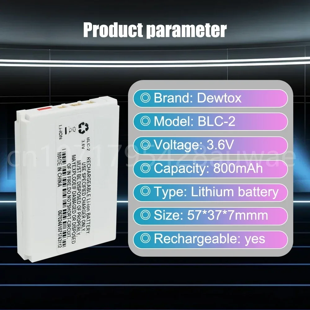 3.6V 800mAh BLC-2 BLC2 BLC 2 Batterie di ricambio di alta qualità Batteria del telefono cellulare per Nokia 3310 3330 3410 3510 3315 3350