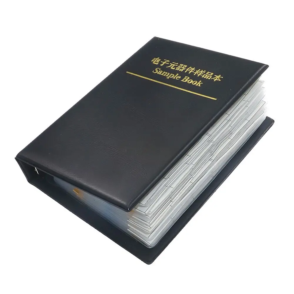 500pcs 50Value 1% 1/2W Metal Film Resistors Sample Book 0.5W 1.2R-1M DIY MIX Resistor Assorted kit