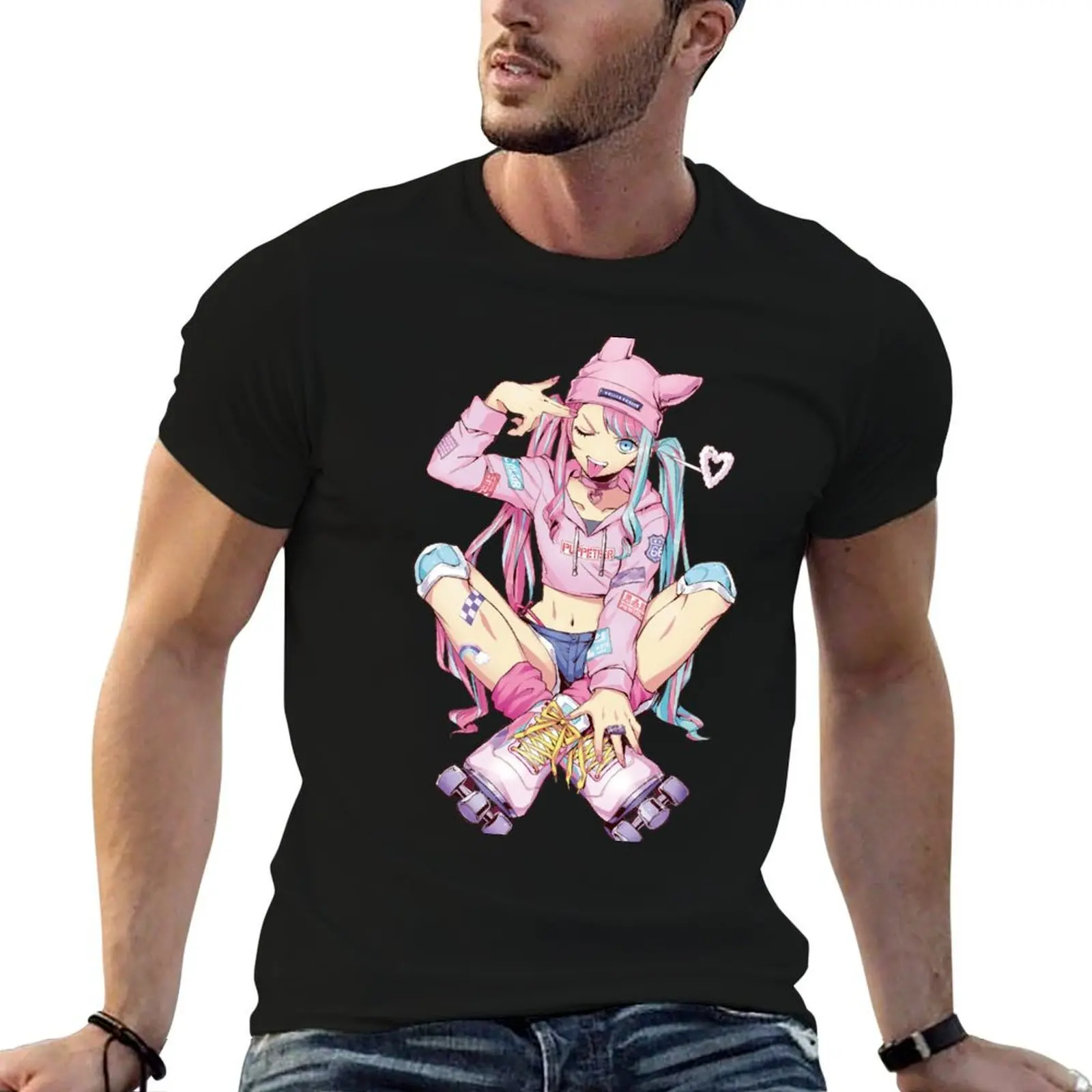 

Anime Girl #10 T-Shirt t shirts for man slim fit t shirts for man graphic funny T-Shirt