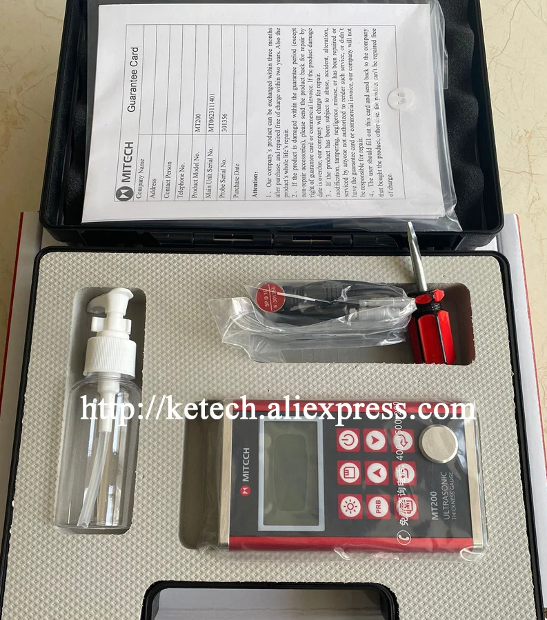 MITECH Ultrasonic Thickness Gauge MT150 MT160 MT180 MT190 MT200