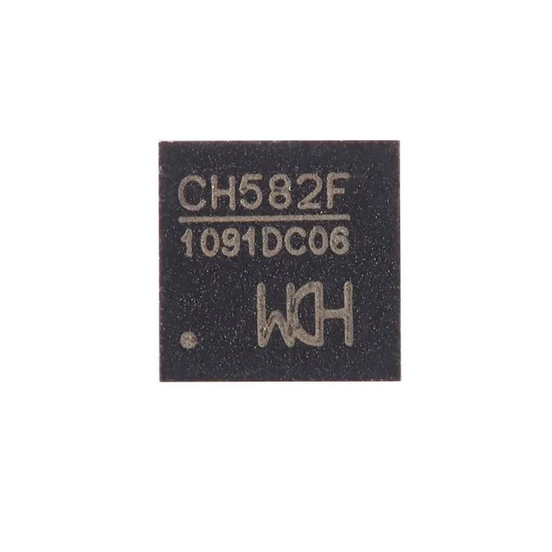 10pcs/Lot CH582F QFN-28 Integrated BLE Wireless Communication 32-bit MCU Microcontroller Singlechip