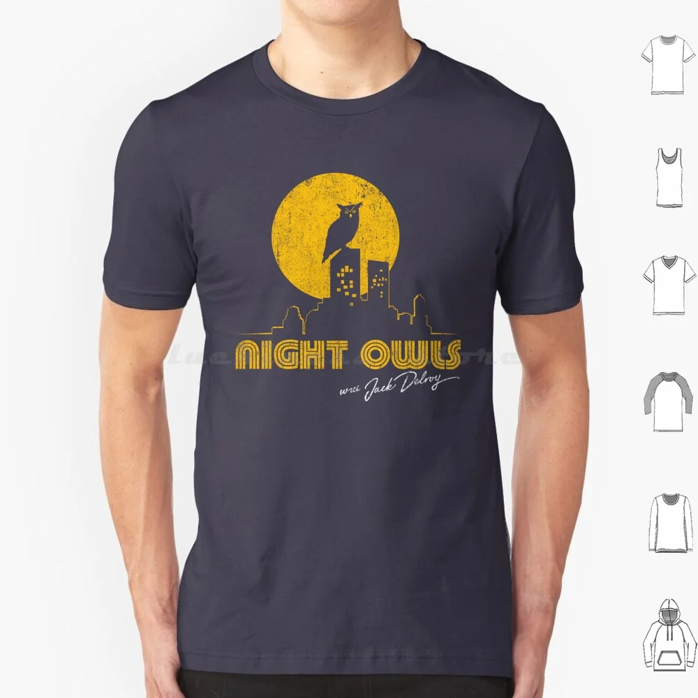 Night Owls With Jack Delroy T Shirt Men Women Kids 6xl 70s Exorcism Film Ghost Halloween Horror Late Night Night Owl Night Owls