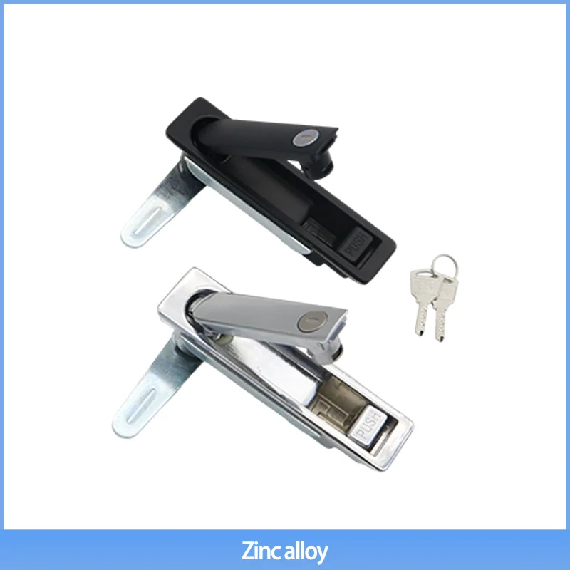 (2pcs) Flat Lock Zinc Alloy Accessories Charging Station Entrance Cover Machine Lock Electrical Cabinet Outdoor Distribution Box
