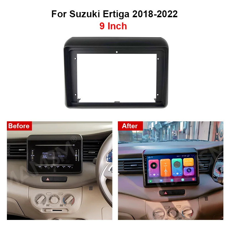 

QSZN 9-дюймовый для Suzuki ERTIGA 2018-2022 Android Auto мультимедийная навигация MP4 автомобильный радиоприемник стерео рамка комплект жгутов проводов