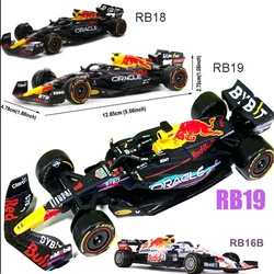 Bburago 1:43 RB18 New F1 Red Bull Racing RB19 Miami 1# Verstappen NO.11 Perez Special Paint Formula One Alloy Super  Car Model