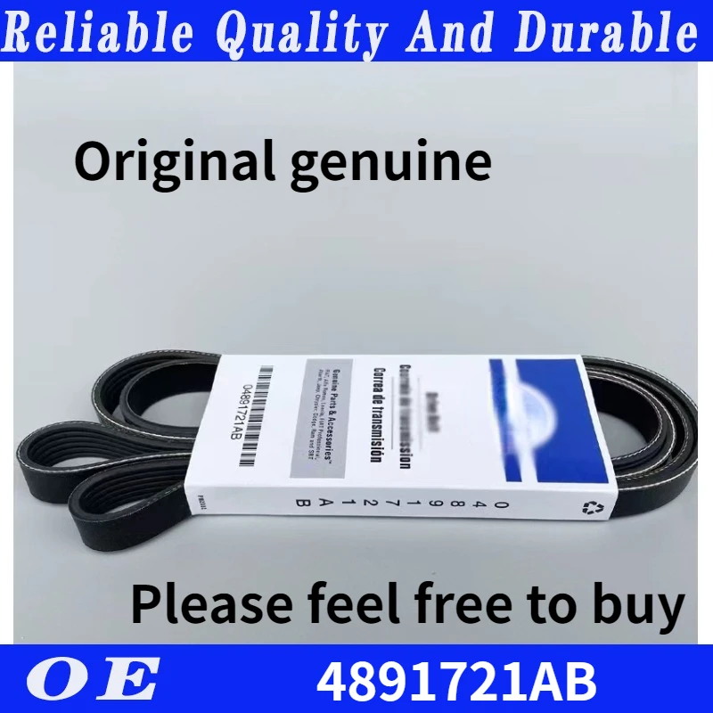 Original Genuine He Engine Transmission Belt 4891721AB 04891721AB Are Suitable For Guide Compass Dodge Journey 2007-2020