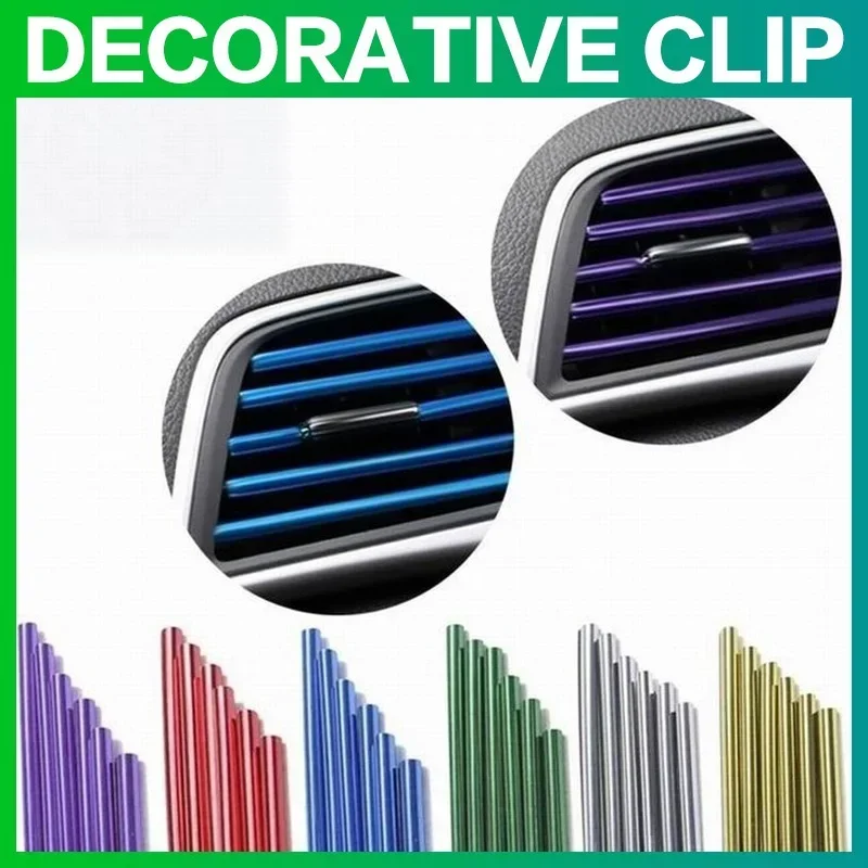 STONEGO 20 cm Universal Auto Klimaanlage Steckdose Dekoration U Form Schützende Innen Diy Auto Styling Moulding Trim Streifen