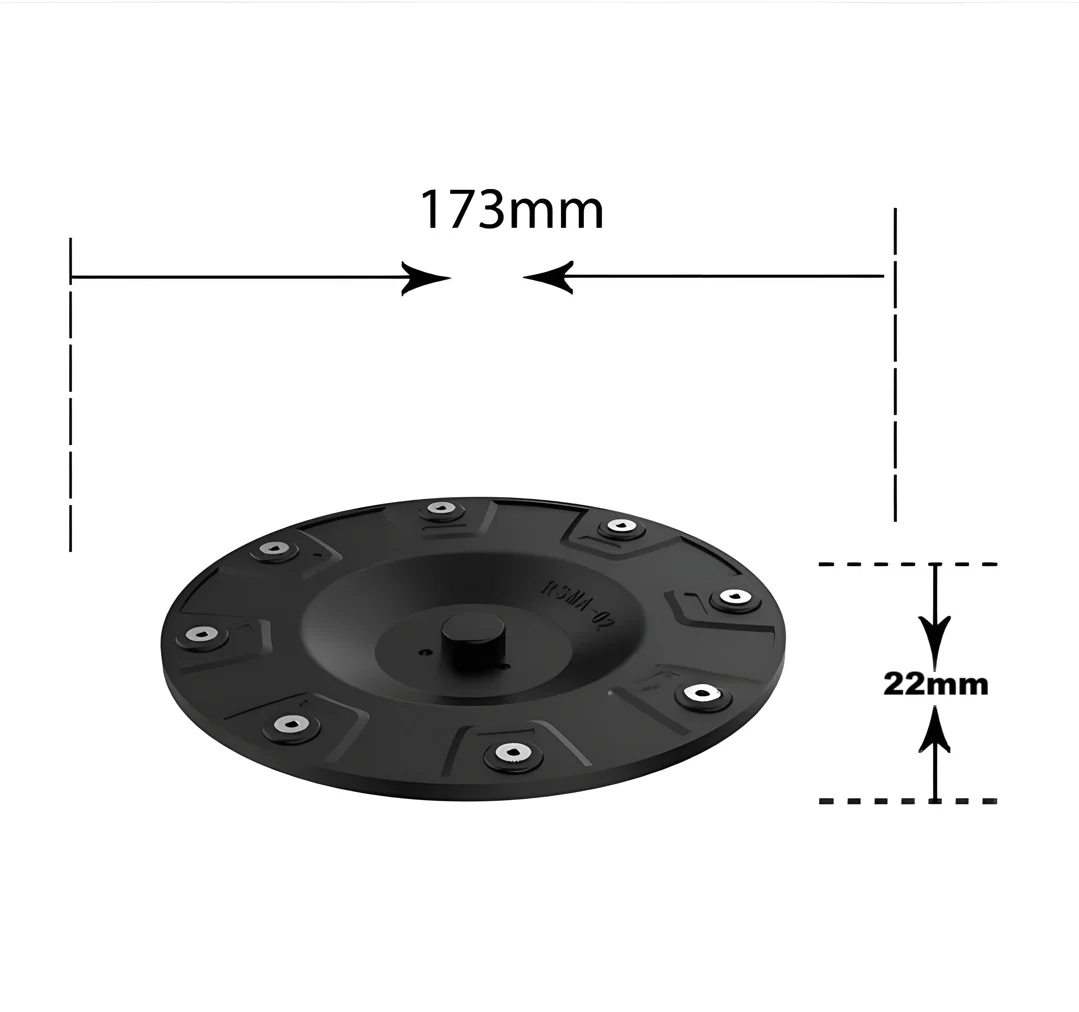 2PCS RSMA-02 Lawn Mower Cutter Disc For Mammotion Yuka LUBA 2 AWD Lawn Mower Replacement Accessories