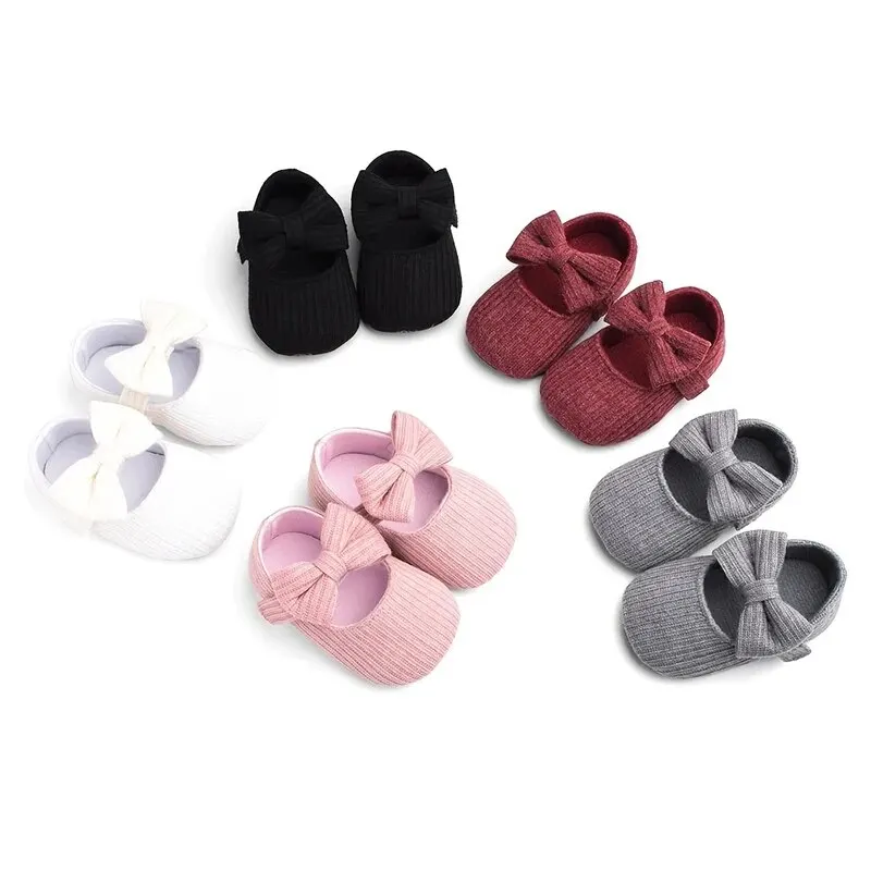 Baby Girl Walking Shoes Princess Shoes Little Baby Soft Bottom Anti Drop Girls Toddler Shoes 0-13 Months