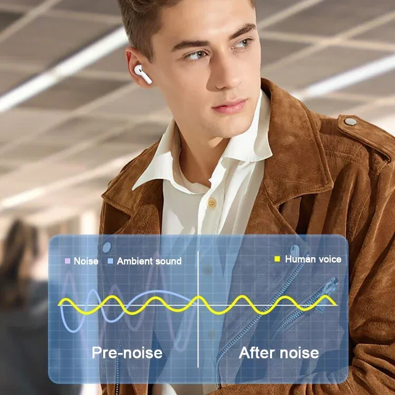 Original Lenovo Bluetooth Earphones Wireless Headphone Touch Control Headset Waterproof Sports In-ear Earbuds With Microphone