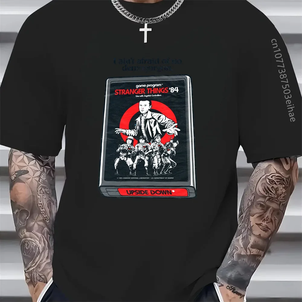 

Stranger Things Merchandise American Retro 100% Cotton T-Shirts for Adults & Kids Loose Fit Versatile Stylish Casual Tops