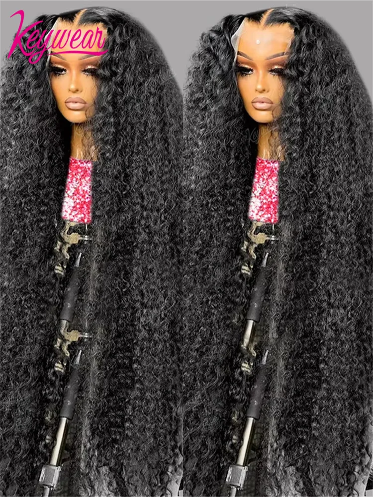 

30 40 дюймов Натуральный цвет Глубокая волна 13x4 13x6 Hd Прозрачные полные фронтальные кружевные вьющиеся человеческие волосы Водные парики 4x4 5x5 Бесклеевые парики