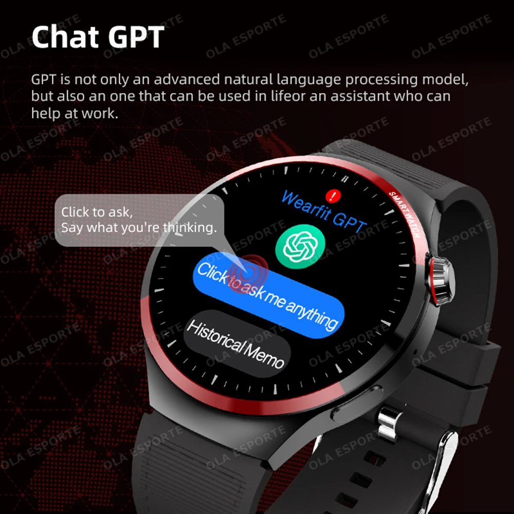 Reloj inteligente Watch4 PRO NFC, pantalla HD AMOLED, llamada Bluetooth, relojes deportivos impermeables, Monitor de ritmo cardíaco y sueño, reloj inteligente