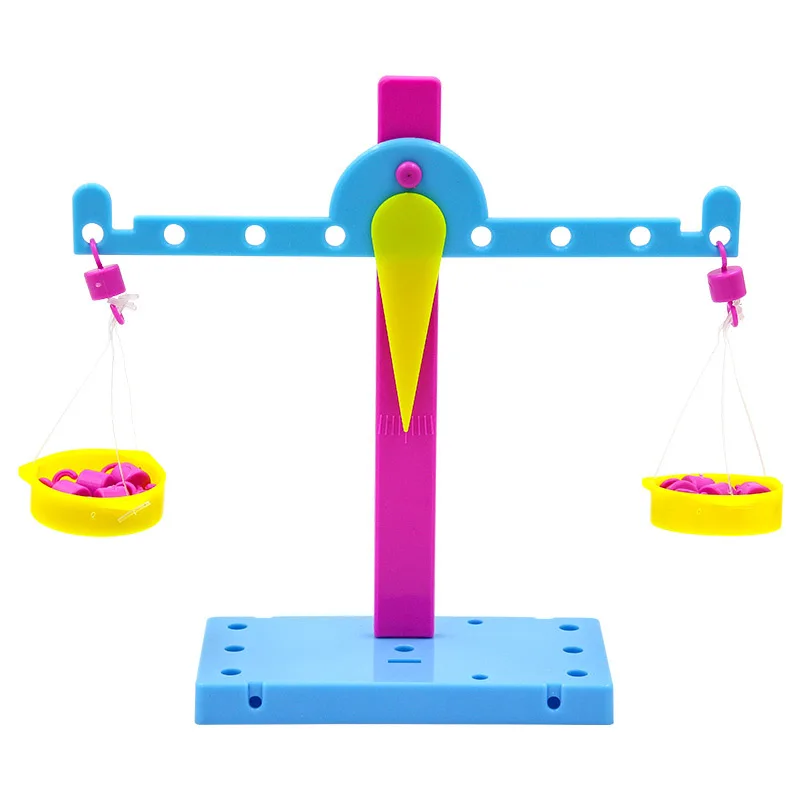 Großhandel Kunststoff pädagogische Hebel Prinzip Waage Experimente DIY Material Physikunterricht für Kinder Studenten