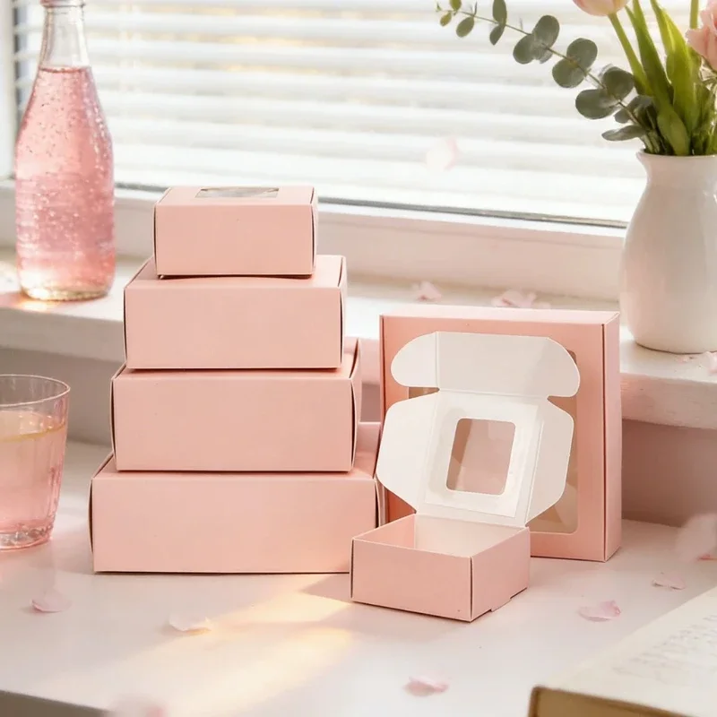 Small Commodity Classification Box Simple Square Flip Cover Box Hardware Small Parts Packaging and Storage Case Width 5.5-12.5cm