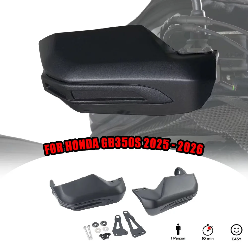 

Fit For Honda GB350S 2025 2026 Handguards Windshield Protective Shield Set with Brackets Motorcycle Handlebar Guard Accessories
