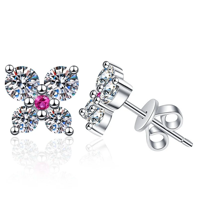 

Серьги-подвески E315 Lefei Fashion с цветными бриллиантами и классическим муассанитом в форме бабочки, женские, из стерлингового серебра 925 пробы, для вечеринок, подарок