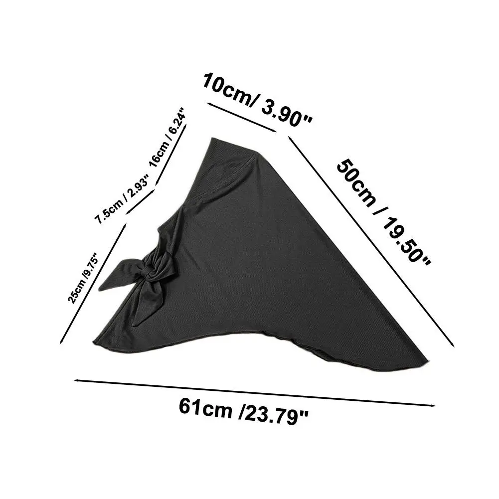 Muslim Kids Girls Hijab Vertical Stripe Worship Hat Summer Accessory For 2 To 6 Years Old Children Fabric Type