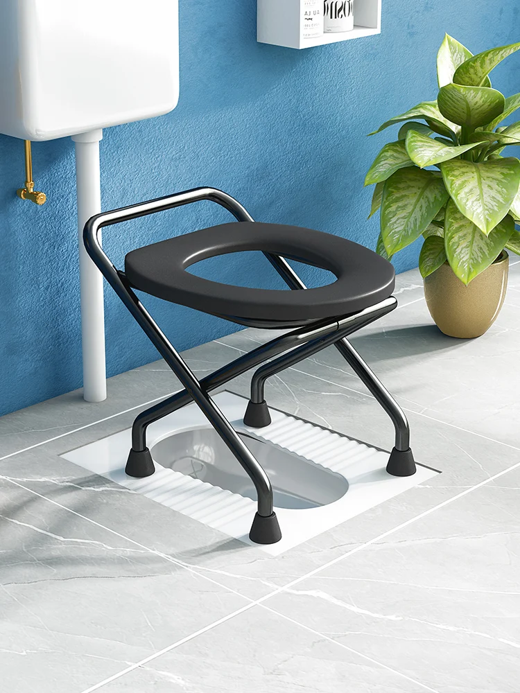 Folding squat toilet to toilet stool toilet chair squat toilet squat toilet stool portable toilet stool