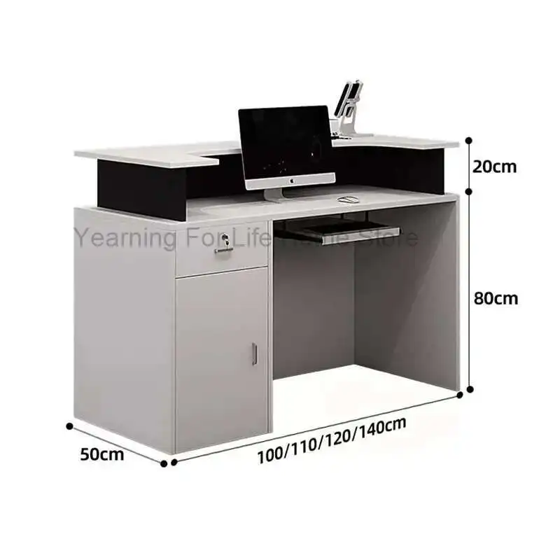 

Display Counter Reception Desks Decoration Beauty Salon Reception Desks Design Luxury Mostrador Negocio Commercial Furniture