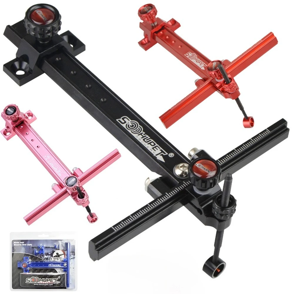 

Прицел для стрельбы из лука с изогнутым луком, 1-контактный алюминиевый, 6 дюймов, Т-образная форма, охотничья стрельба, правый, левый