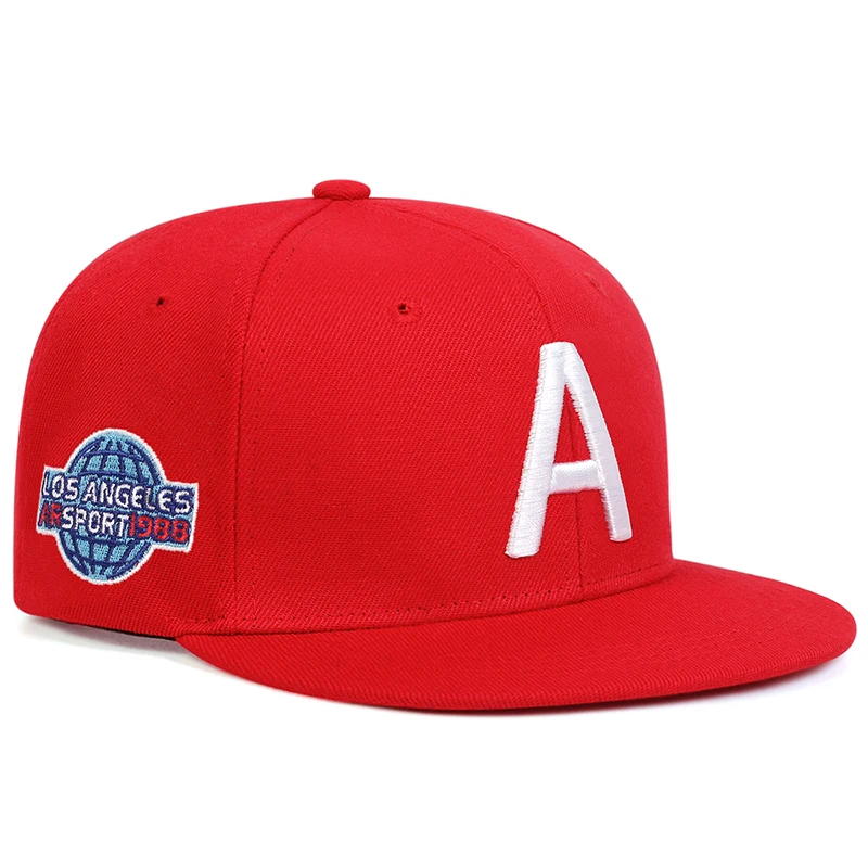 1piece Unisex Letter A Embroidery Hip Hop Hat Outdoor Adjustable Sunscreen Leisure Hat Spring Autumn Travel Tourism Vacation