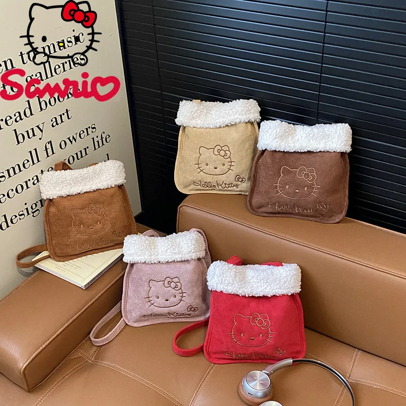 

Hello Kitty New Women's Crossbody Bag Fashion High Quality Women's Mobile Phone Storage Bag Cartoon Versatile Women's Mini Bag