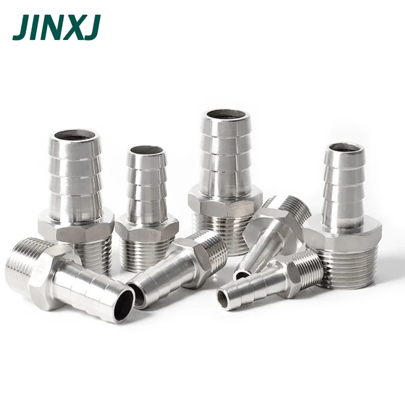 Hose Barb Connector 304 Stainless Steel 1/8\