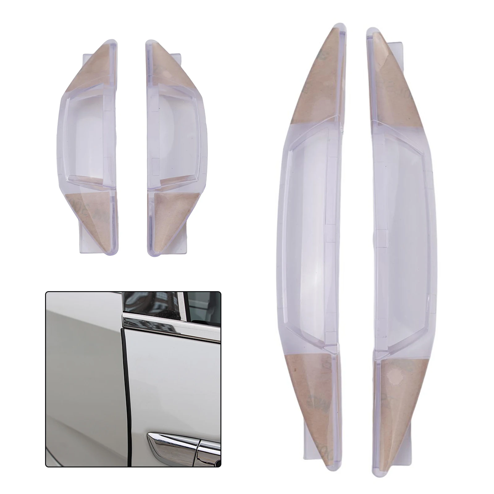 

Accessories Anti Scratch Bumper Guard Protector Rubber Strip Transparent Door Edge Stickers Stickers Brand New