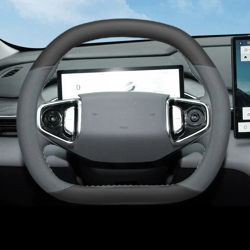 For Geely Galaxy L6 EM-i L7 EM-i E8 EX5 Starray EM-i 2025Car Ultra-thin Steering Wheel Cover Slim Non-slip Sweat Absorb Interior