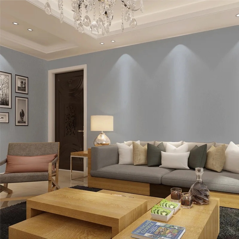 Modern Minimalist Solid Color Wallpaper for Bedroom Living Room Dining Room Clothing Store Background Wall Decor