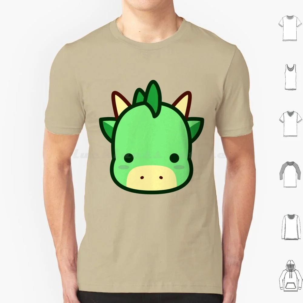 Camiseta de algodón con diseño de dinosaurio pequeño, camisa de Manga corta de estilo coreano, japonés, japonés, Manhwa, Hangeul, 6xl