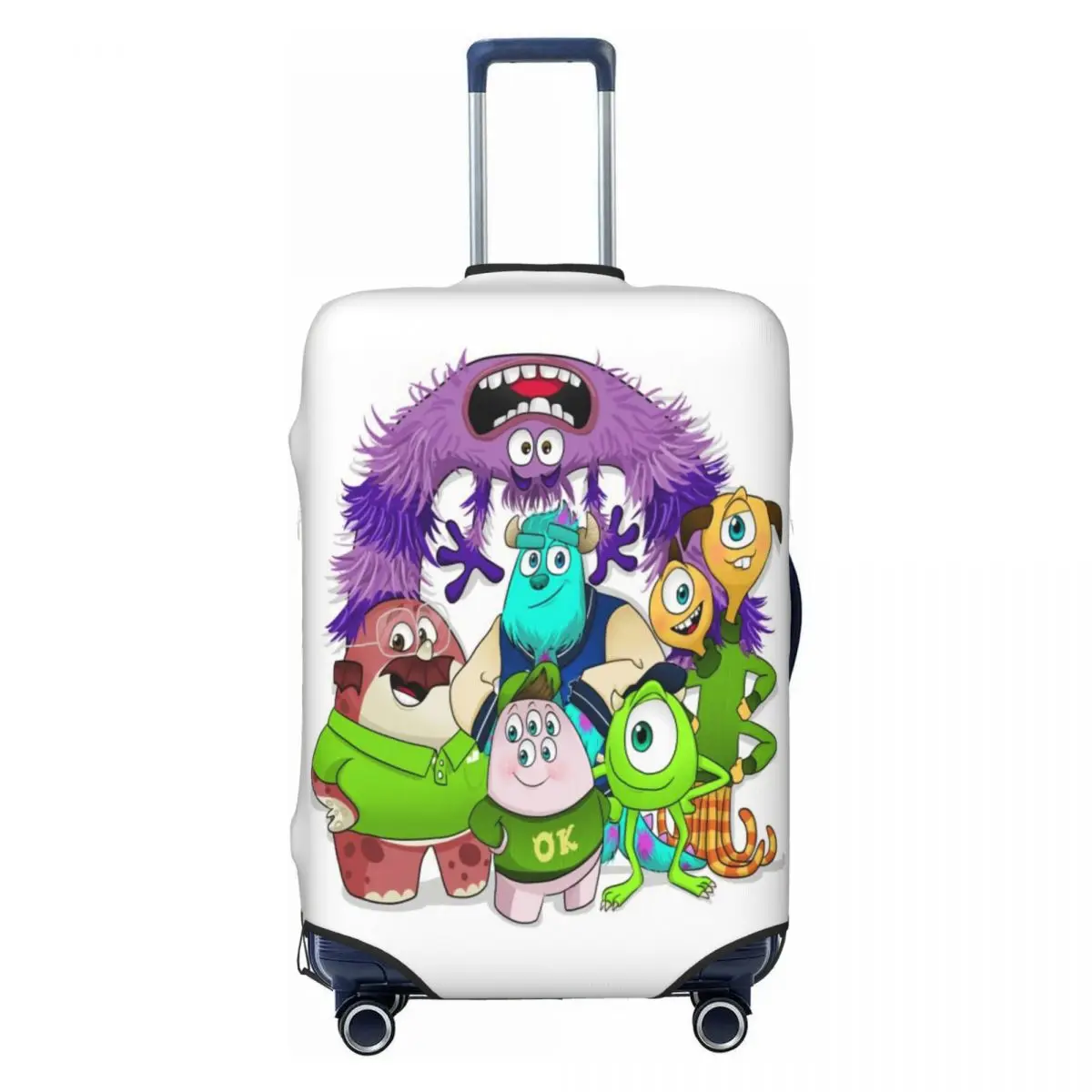 

Custom Custom Monsters University Cartoon Luggage Cover Protector Elastic Travel Suitcase Covers