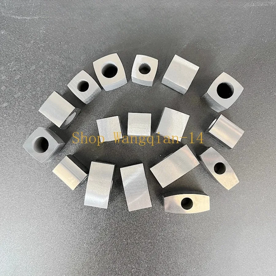 5 قطعة تلميع كتلة موصلة L12/14 تغذية الطاقة ثقب الاتصال 6 مللي متر/8 مللي متر EDM آلة قطع الأسلاك