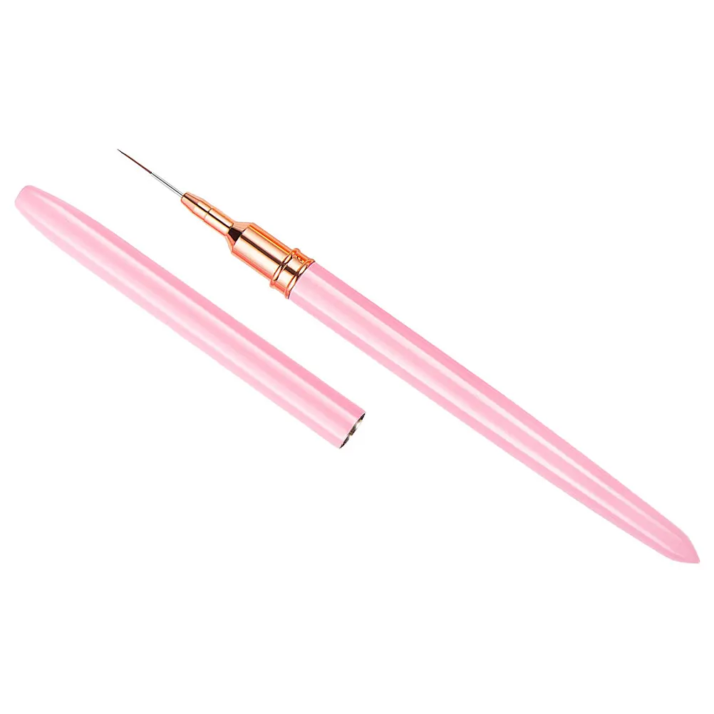 ネイルアートブラシセット、アクリルジェルポリッシュ用の細いペン先付き、線を描く、ドットデザイン、プロのマニキュアペイントツール、DIY用