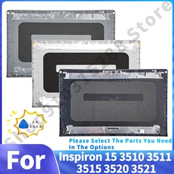 Cubierta trasera LCD para Inspiron 15 3510 3511 3515 3520 3521 plata 0DDM9D negro 00WPN8 gris 0T4MT1 reparación de bisagras de bisel 15,6 pulgadas