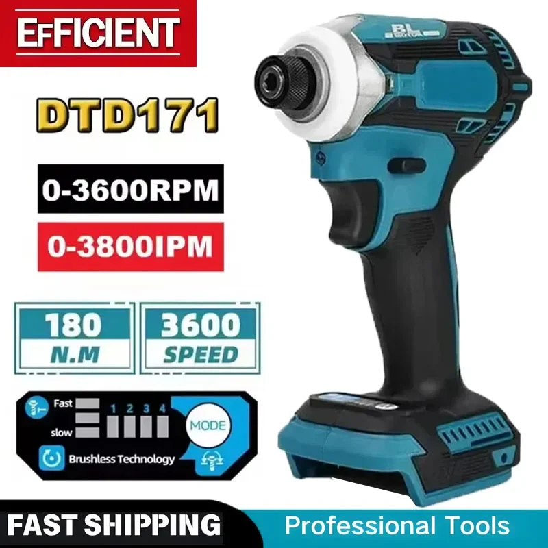 

Suitable for Makita 18V Battery DTD171 Brushless Rechargeable Drill Cordless Power Tool Brushless Motor Bare Tool ...