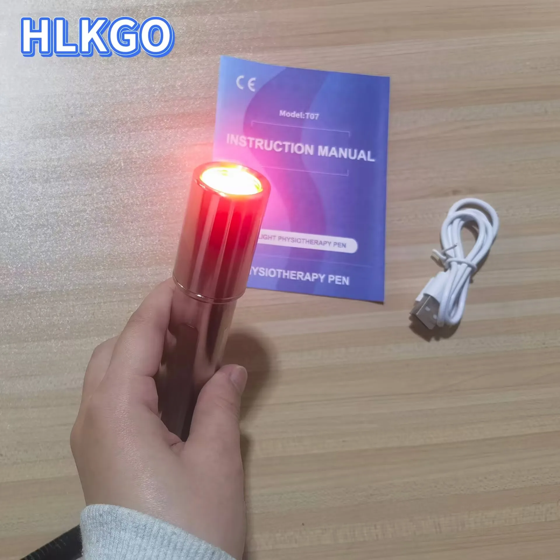 

Dual-Wavelength Red Light Therapy Lamp - Portable 660nm/850nm Device for Muscle Recovery & Chronic Pain