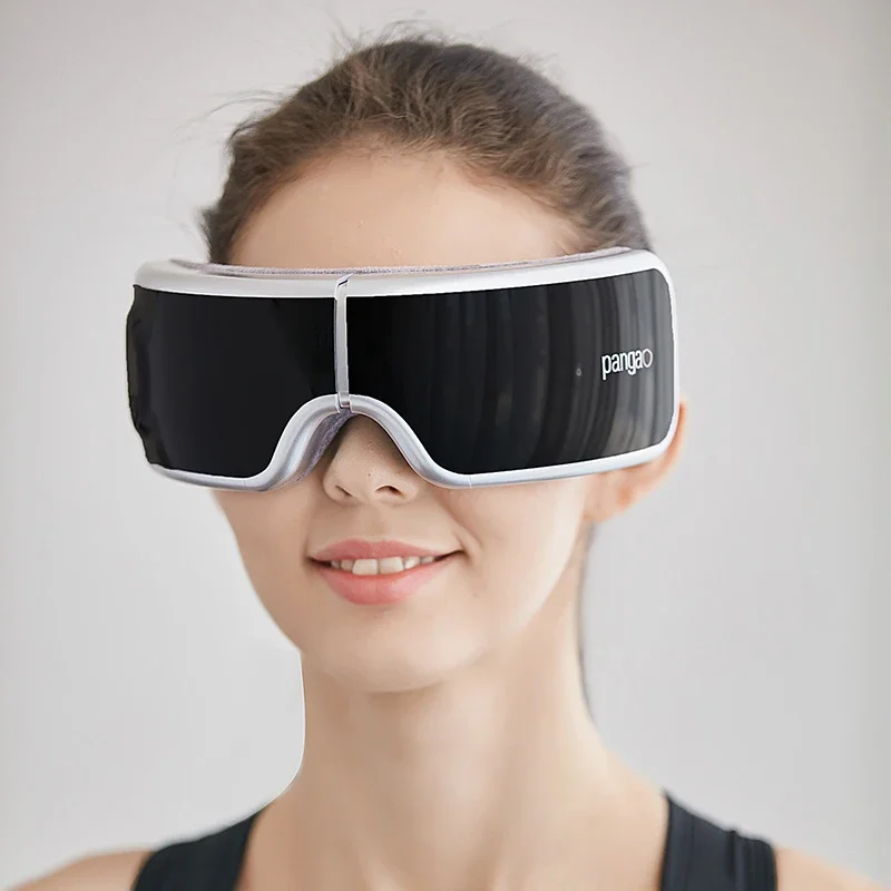 

Manufacturers wholesale smart adjustable eye protection pressure vibration hot compress massager with heat