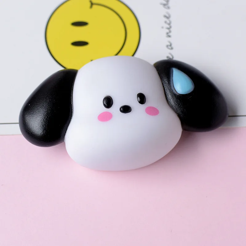 5pcs cute sanrio pochacco cartoon resin flatback cabochons for diy jewelry making handmade crafts materials