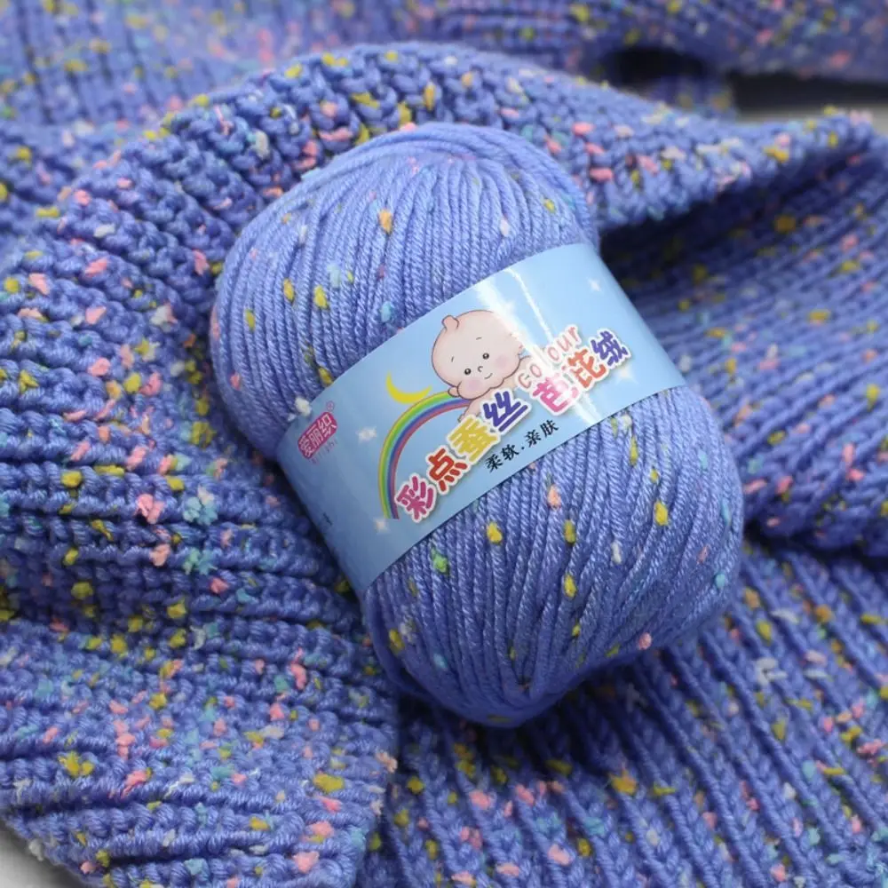 

50 г/рулон шерстяной пряжи, разноцветная мягкая пряжа для вязания крючком, толстая детская хлопковая тканая нить для корзин, ковров