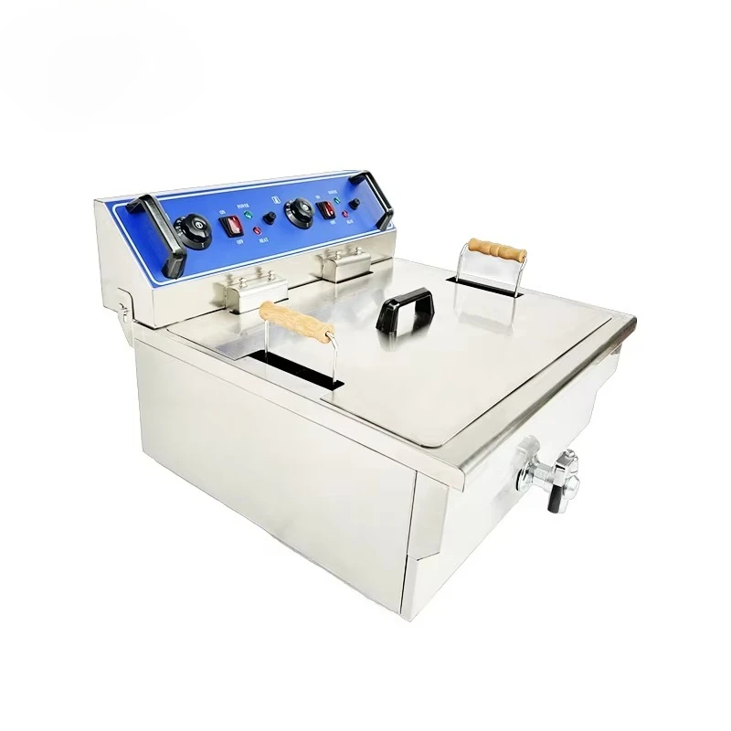 

Stainless Steel Deep Fryer For French Fries Turkey Chicken &High Quality Custom Commercial Electric