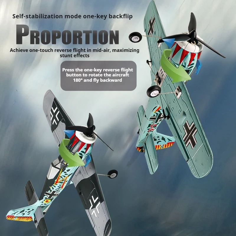 

Новый четырехканальный истребитель Fw190, бесщеточный двигатель с дистанционным управлением, 2,4 г, модель самолета с фиксированным крылом, игрушки из пенопласта с дистанционным управлением