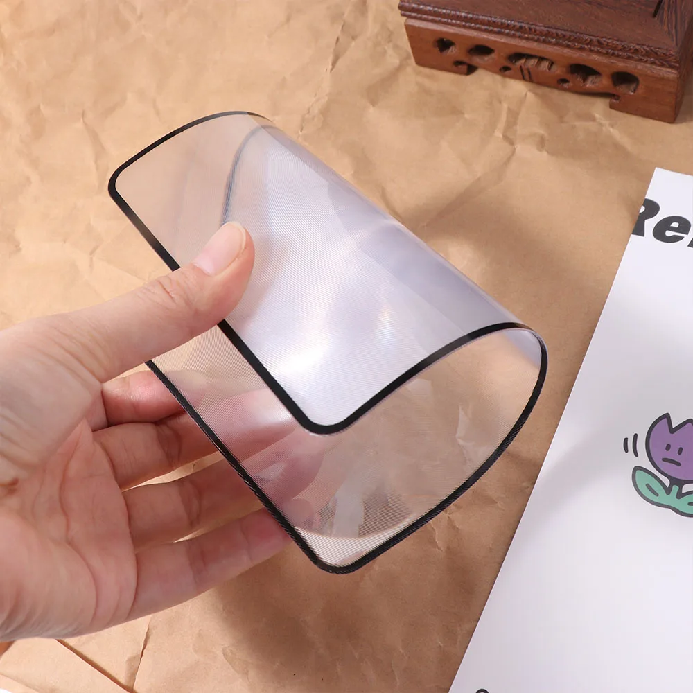 Magnification X3 Large Sheet Magnifier Book Page Magnification Multifunctional Reading Aid Lens Ultra-Thin Large Glass Lens