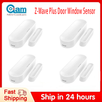 NEO Coolcam Z-Wave Plus Door Window Sensor With Temperature Humidity 700 Series USB Charge Battery Operated 868.4MHZ Smart Home