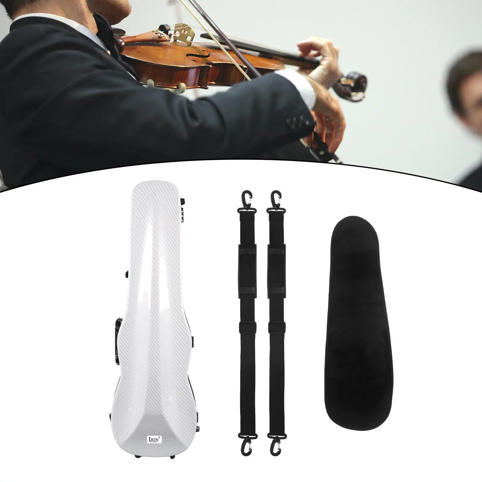 

4/4 Violin Case Professional Violin Box for Players Violin Lovers Beginner