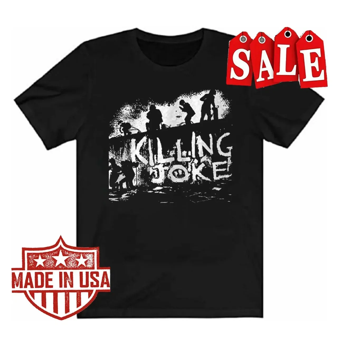 Tuer blague groupe Album tour de musique T-Shirt en coton pour hommes femmes CS565