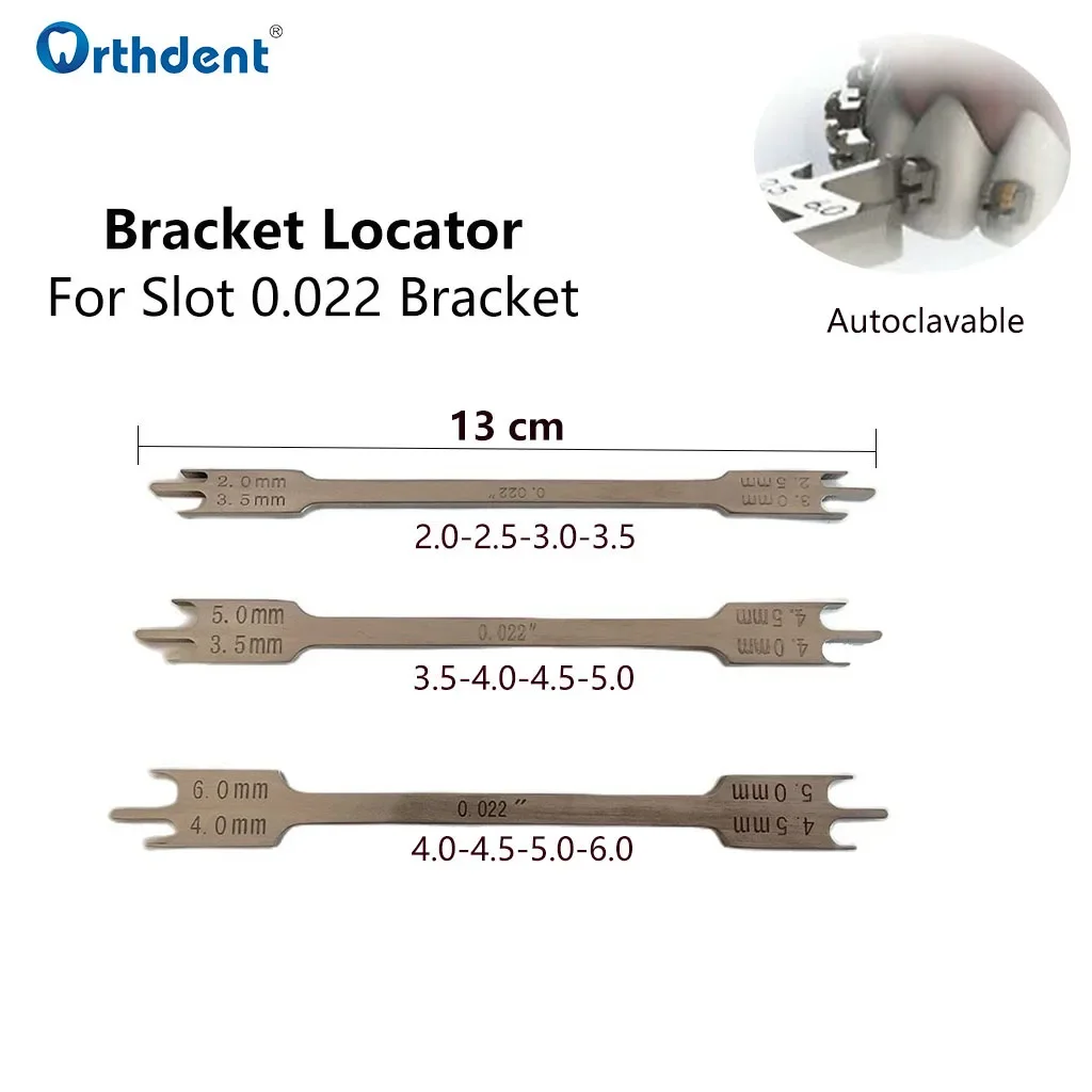 

Dental Orthodontic Pole-like Brackets Positioning Gauge Wick Autoclavable Positioner Locator Height Polished Dentistry Tool