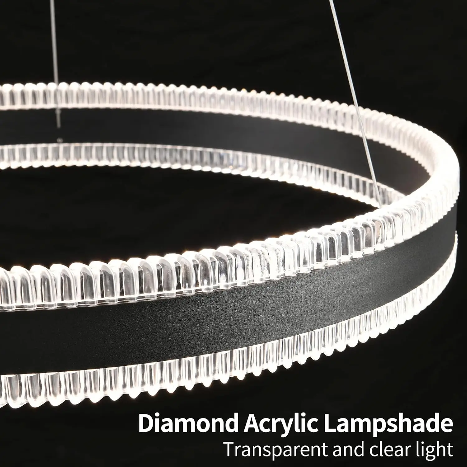 الحديثة حلقة LED الثريا عكس الضوء للطاولات الطعام غرفة المعيشة غرفة نوم المطبخ جزيرة قلادة مصباح ديكور المنزل Lusters تركيبات #3